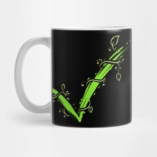 Green Hook For Yes To Vegetarianism And Veganism - Go Vegan Mug